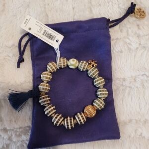 Tory Burch Roxanne Beaded Tassel Bracelet *NWT*
